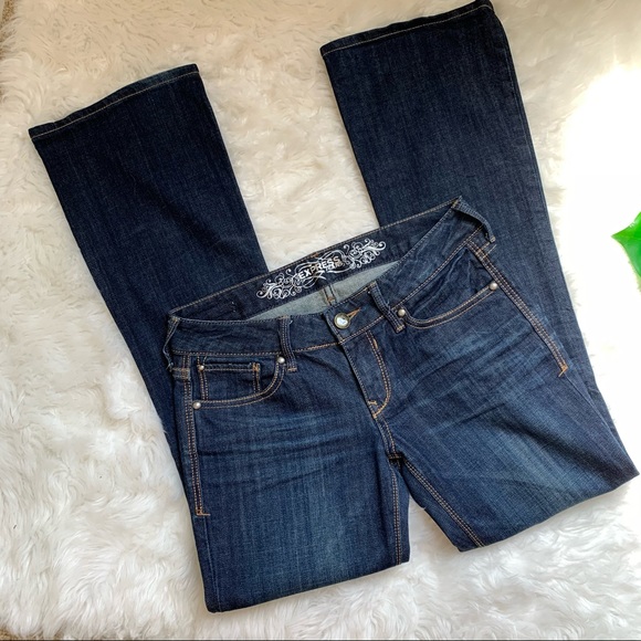 Express Denim - Express Stella Bootcut Jeans Stretch Low RELISTED